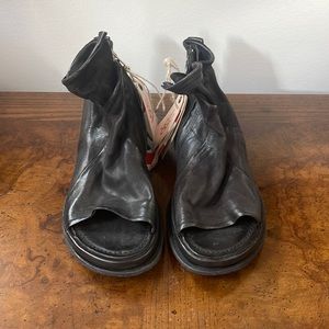 A.S. 98 Piel sandal/bootie
